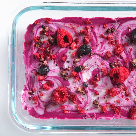 Berries & Creme Freezer Fudge - Recipe photo by PicklesNHoney