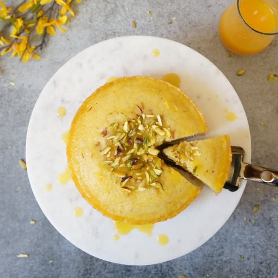 Orange Semolina Cake - Recipe photo by pipingpotcurry