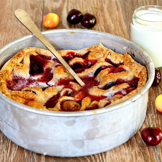 Blackberry Cherry Sonker - Recipe photo by onlinepastrychef