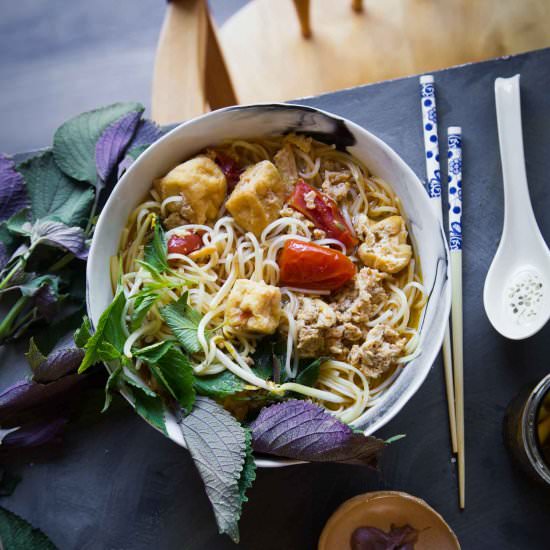 Easy Delicious Bun Rieu Cua - Recipe photo by WhatToCookToday