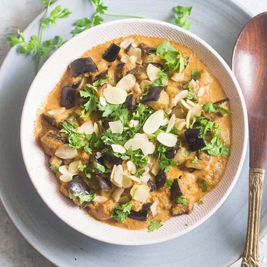 Eggplant Coconut Curry - Recipe photo by onetsp