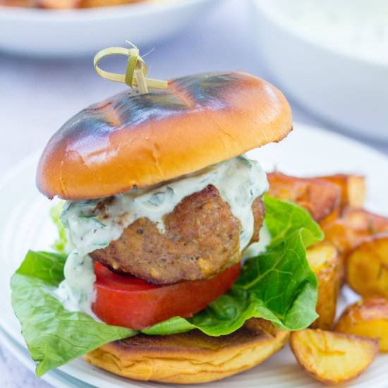 Spicy Moroccan Lamb Burgers - Recipe photo by easypeasyfoodie