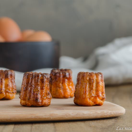 French savory cannele - Recipe photo by lesrecettesdemelanie