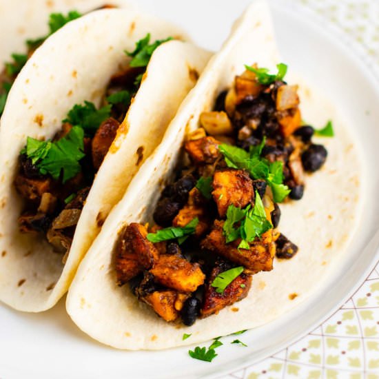 Sweet Potato Tacos - Recipe photo by buildyourbite