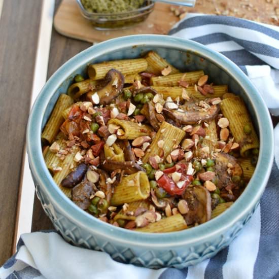 Vegan Pesto Rigatoni - Recipe photo by TopFoodFacts