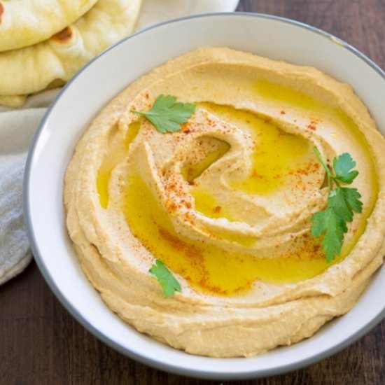 Preserved Lemon Hummus - Recipe photo by Ty Peay