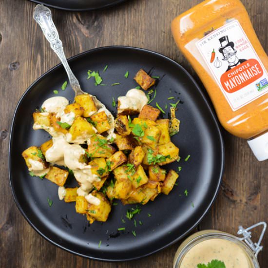 Roasted Chipotle Ranch Potatoes - Recipe photo by TheCakeChica