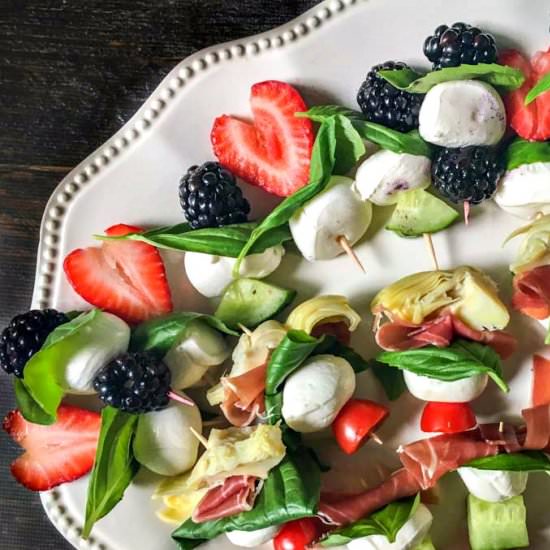 Easy Caprese Kebabs - Recipe photo by MyLifeCookbook