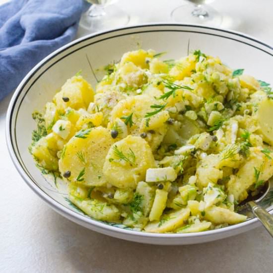 Southern French Potato Salad - Recipe photo by garlic and zest