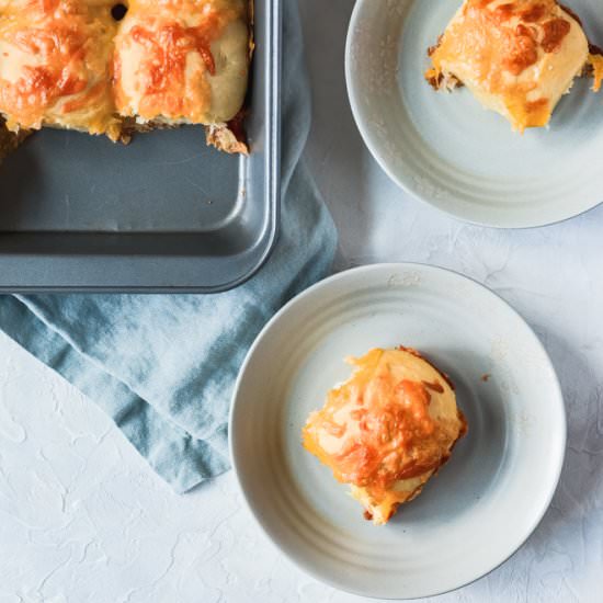 Pull apart garlic cheese buns - Recipe photo by ltully