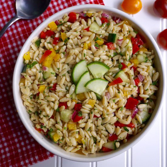 Orzo Salad - Recipe photo by anothertablespoon