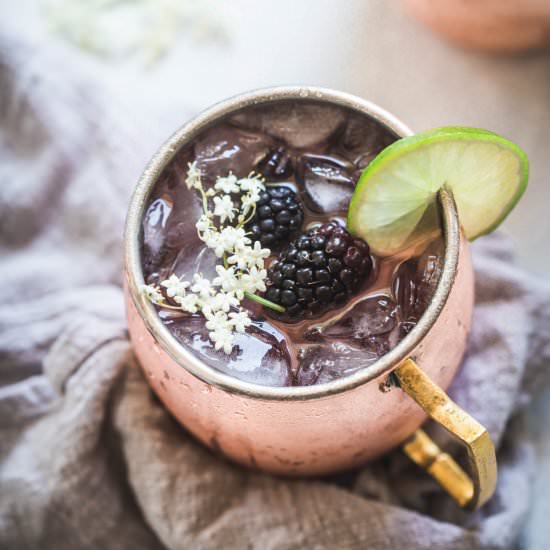 Blackberry Moscow Mule - Recipe photo by platingsandpairings