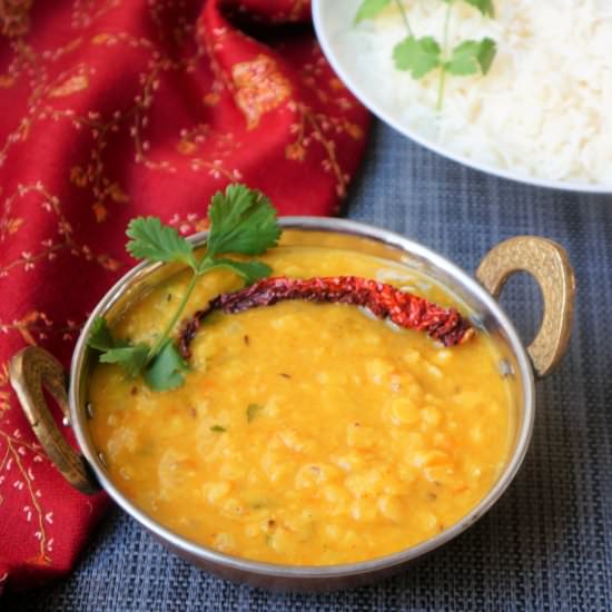 Instant Pot Lentil Soup / Dal Fry - Recipe photo by pipingpotcurry