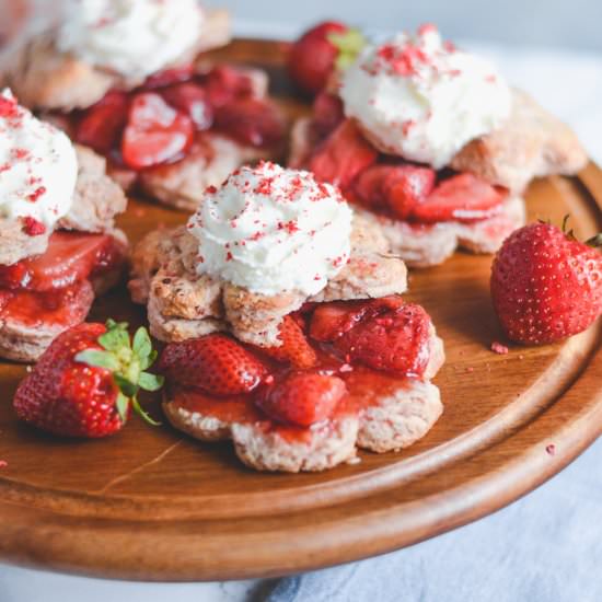 Strawberry Shortcake Biscuits - Recipe photo by mymoderncookery