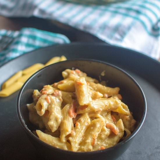 Quick Creamy White Pasta - Recipe photo by poojanadkarni