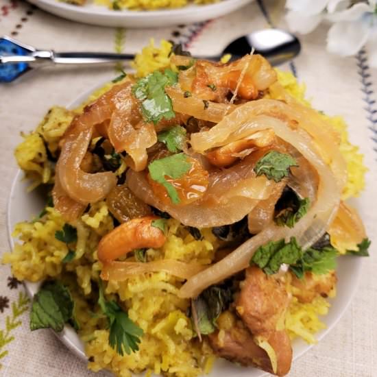 Pressure Cooker Chicken Biryani - Recipe photo by ThisOldGal