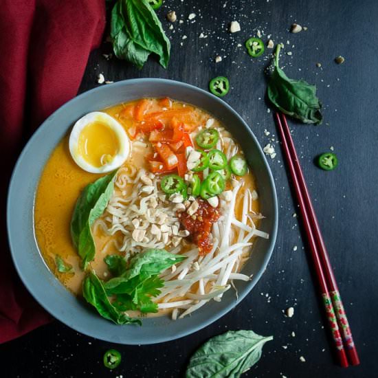 Instant Pot Thai Red Curry Ramen - Recipe photo by Went Here 8 This