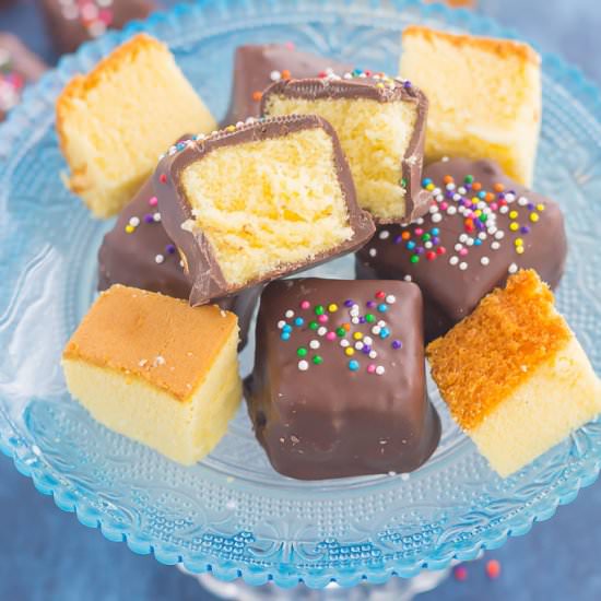 Chocolate Covered Pound Cake Bites - Recipe photo by pumpkinnspice