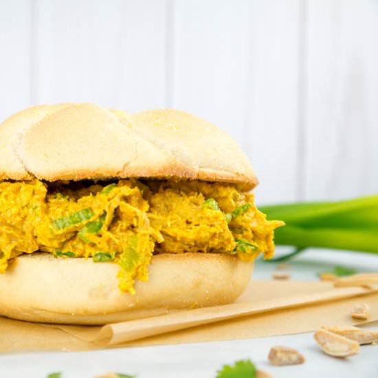Healthy curried chicken salad - Recipe photo by sipandspice