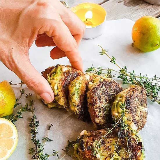 Zucchini fritters - Recipe photo by PenelopeCooks