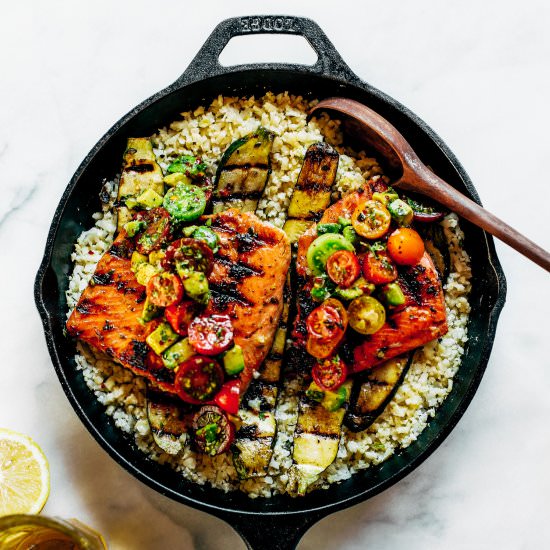 Grilled Salmon - Recipe photo by Paleoglutenfree.com