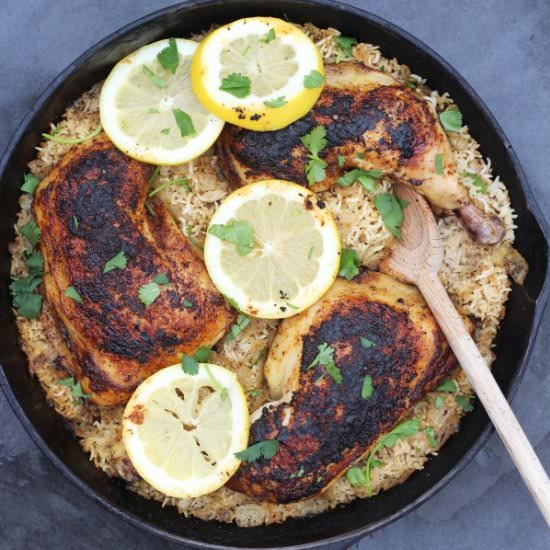 One Pan Chicken and Rice - Recipe photo by heyemilyann