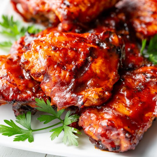 Barbecued Chicken - Recipe photo by Savingroomfordessert
