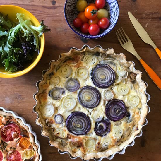 Onion Tart - Recipe photo by tastebotanical