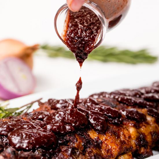 Cherry barbecue sauce - Recipe photo by thanksgiving