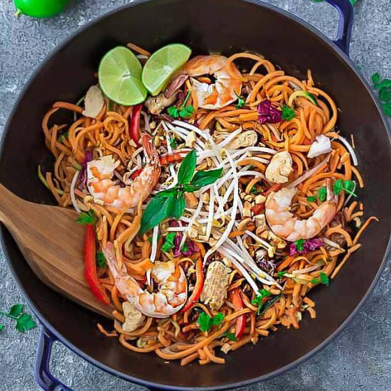 Pad Thai Sweet Potato Noodles - Recipe photo by LifemadeSweeter