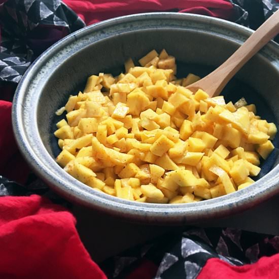 Raw Mango Salsa - Recipe photo by steamingpot