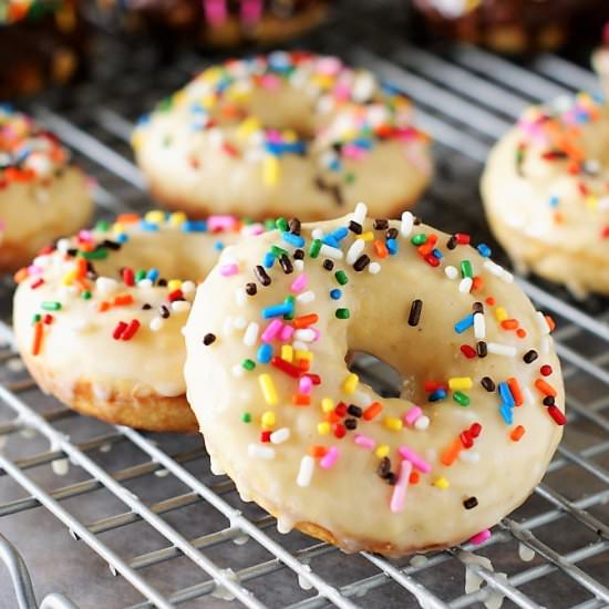 How to Make Baked Donuts - Recipe photo by thekitchenismyplayground