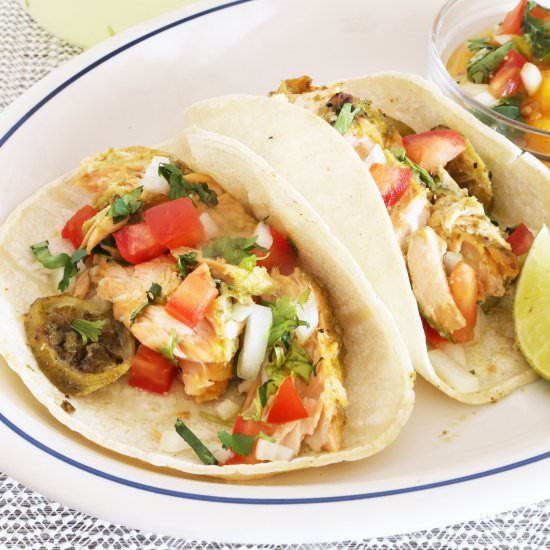 Salmon Fish Tacos - Recipe photo by todays delight