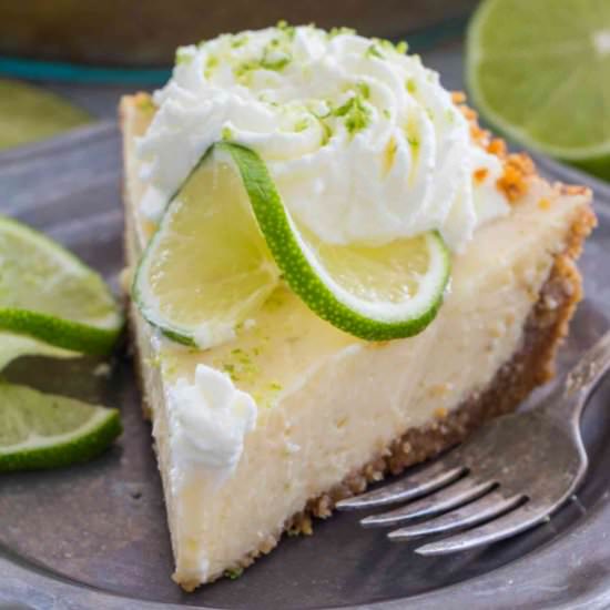 Homemade Key Lime Pie - Recipe photo by peasandpeonies