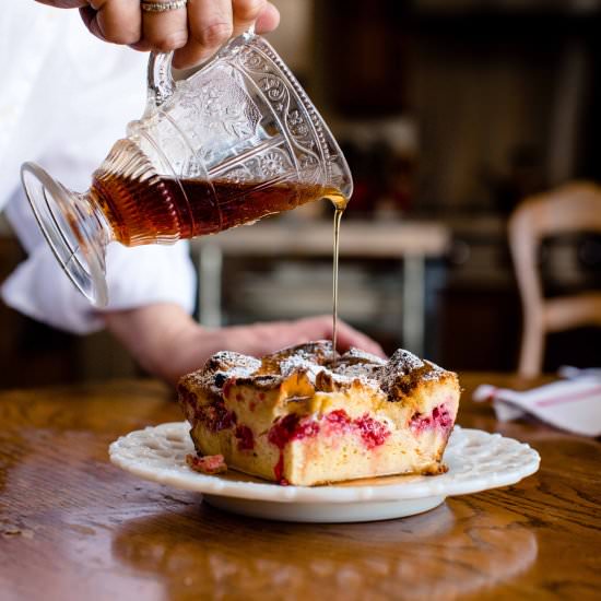 Raspberry Baked French Toast - Recipe photo by GiangisKitchen