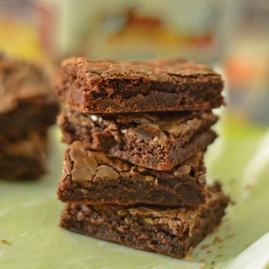 3-ingredient nutella brownies - Recipe photo by sweettoothraf