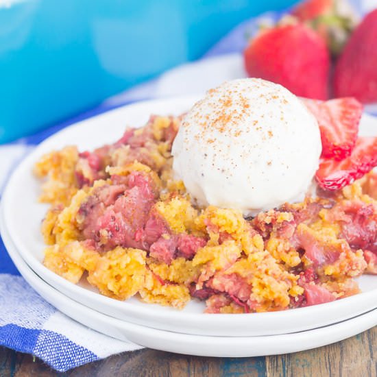 Strawberry Cinnamon Dump Cake - Recipe photo by pumpkinnspice