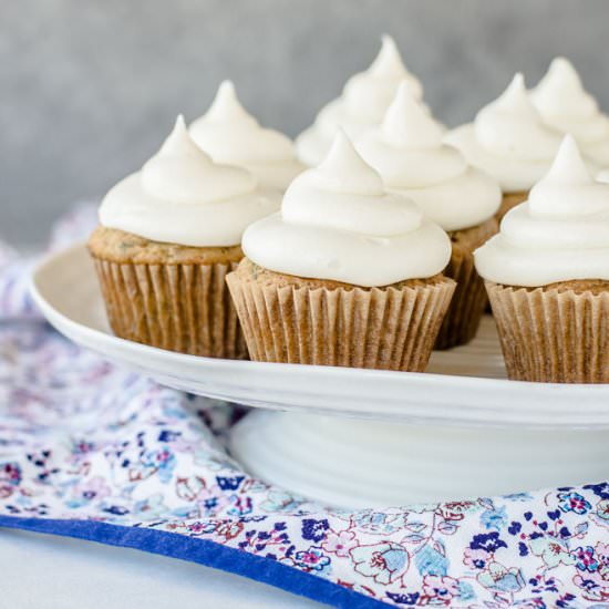 Zucchini Cupcakes - Recipe photo by theitsybitsykitchen