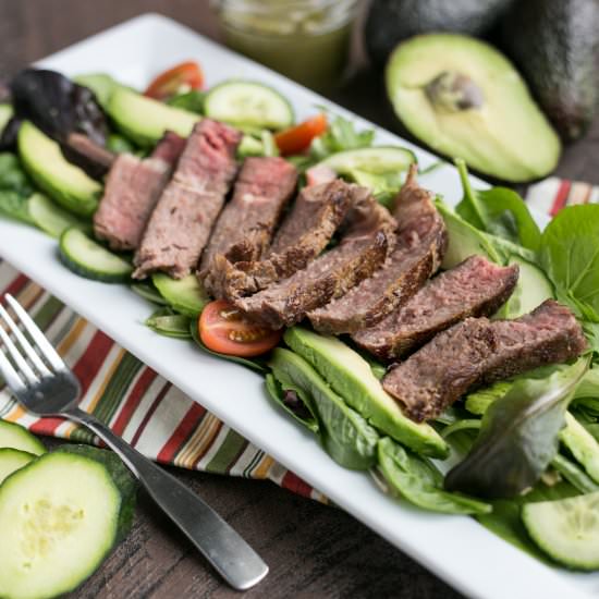 Southwest Steak Salad - Recipe photo by littlebitrecipes
