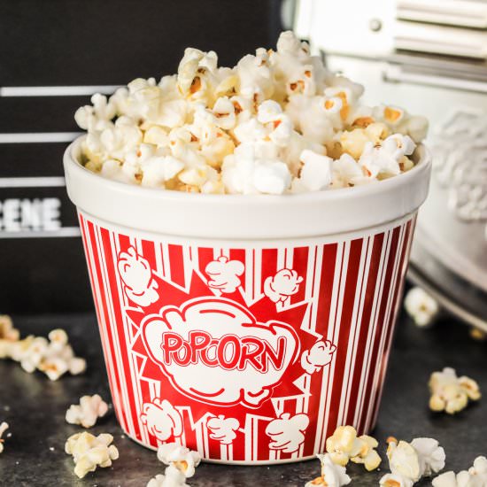 OLD FASHIONED HOMEMADE KETTLE CORN - Recipe photo by BusyCreatingMemories