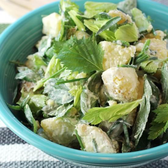 New Potatoes with Soft Green Herbs - Recipe photo by Food Gal