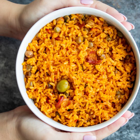 Arroz con Gandules - Recipe photo by Kitchen De Lujo