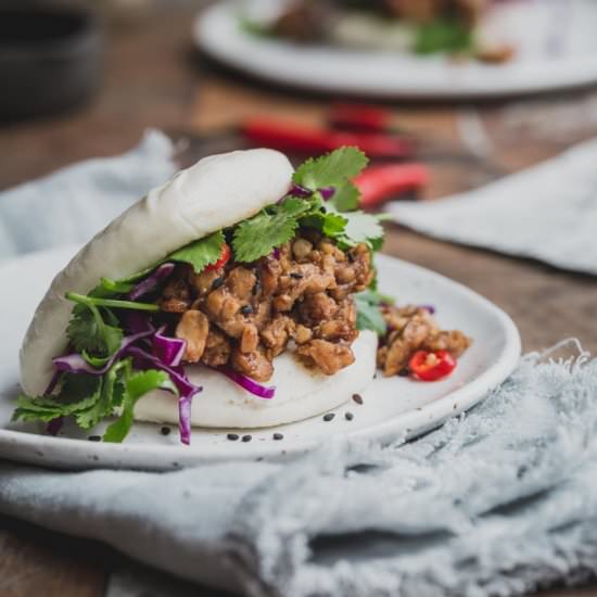 Vegan Bao Burger - Recipe photo by My Goodness Kitchen