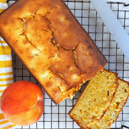 Peach Bread - Recipe photo by Everyday Gourmet with Blakely