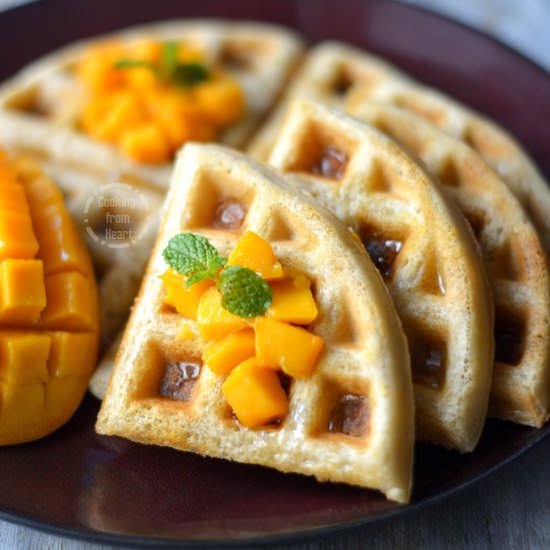 Eggless Waffles - Recipe photo by ch_cooks