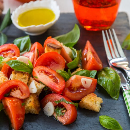 Fresh bruschetta salad - Recipe photo by thanksgiving