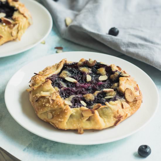Blueberry Almond Galettes - Recipe photo by GoodThingsBakingCo