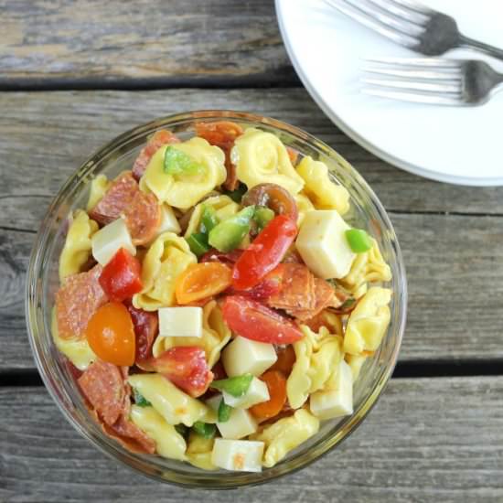 Cheese Tortellini Pasta Salad - Recipe photo by words of deliciousness