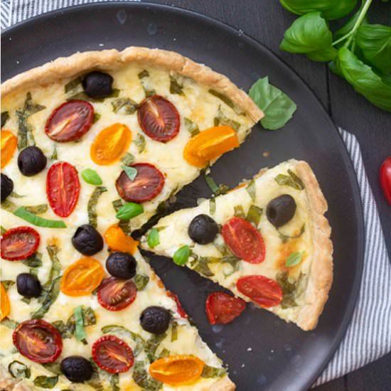 Cheese and Tomato Pie - Recipe photo by foodandjourneys