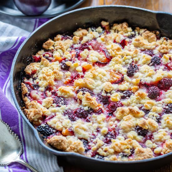 Plum Blackberry Bars - Recipe photo by Savingroomfordessert